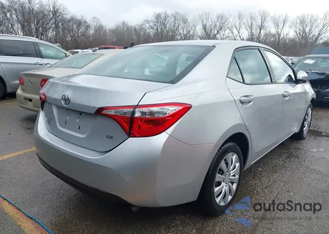 2016 Toyota Corolla Le z USA, uszkodzony, nr VIN 2T1BURHE5GC658415